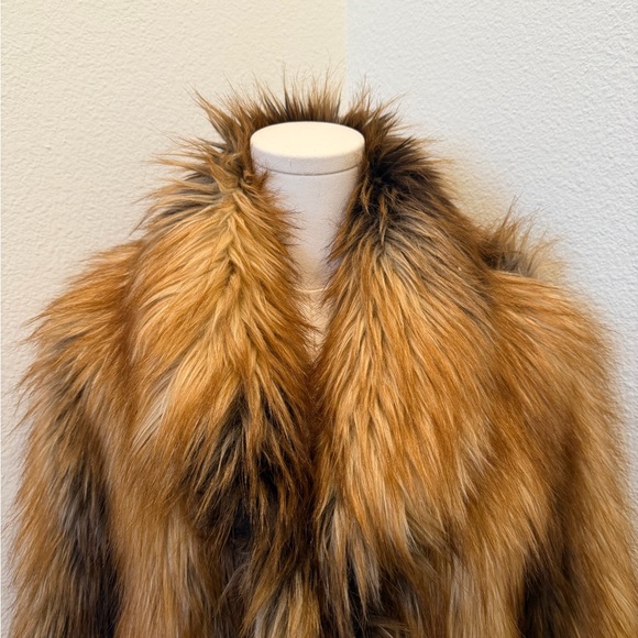 Fabulous Furs Faux Red Fox Coat - Picture 3 of 12